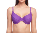 Aqua Blu Women's E-Cup Underwire Bikini Bra - Purple