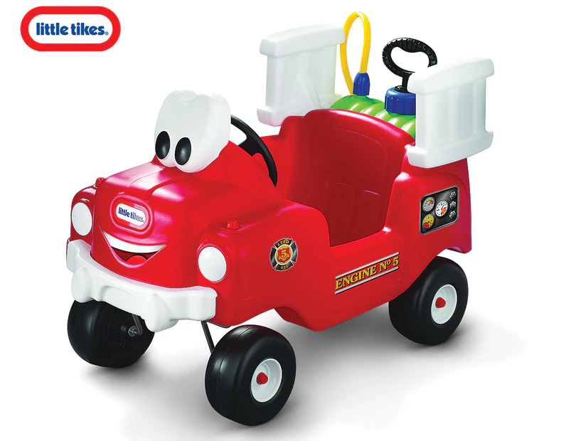 Little Tikes Spray & Rescue Fire Truck Indoor/Outdoor Toddler Children Ride On Toy 18m+