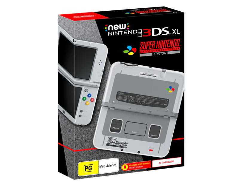 Nintendo 3DS XL SNES Edition Console - Grey