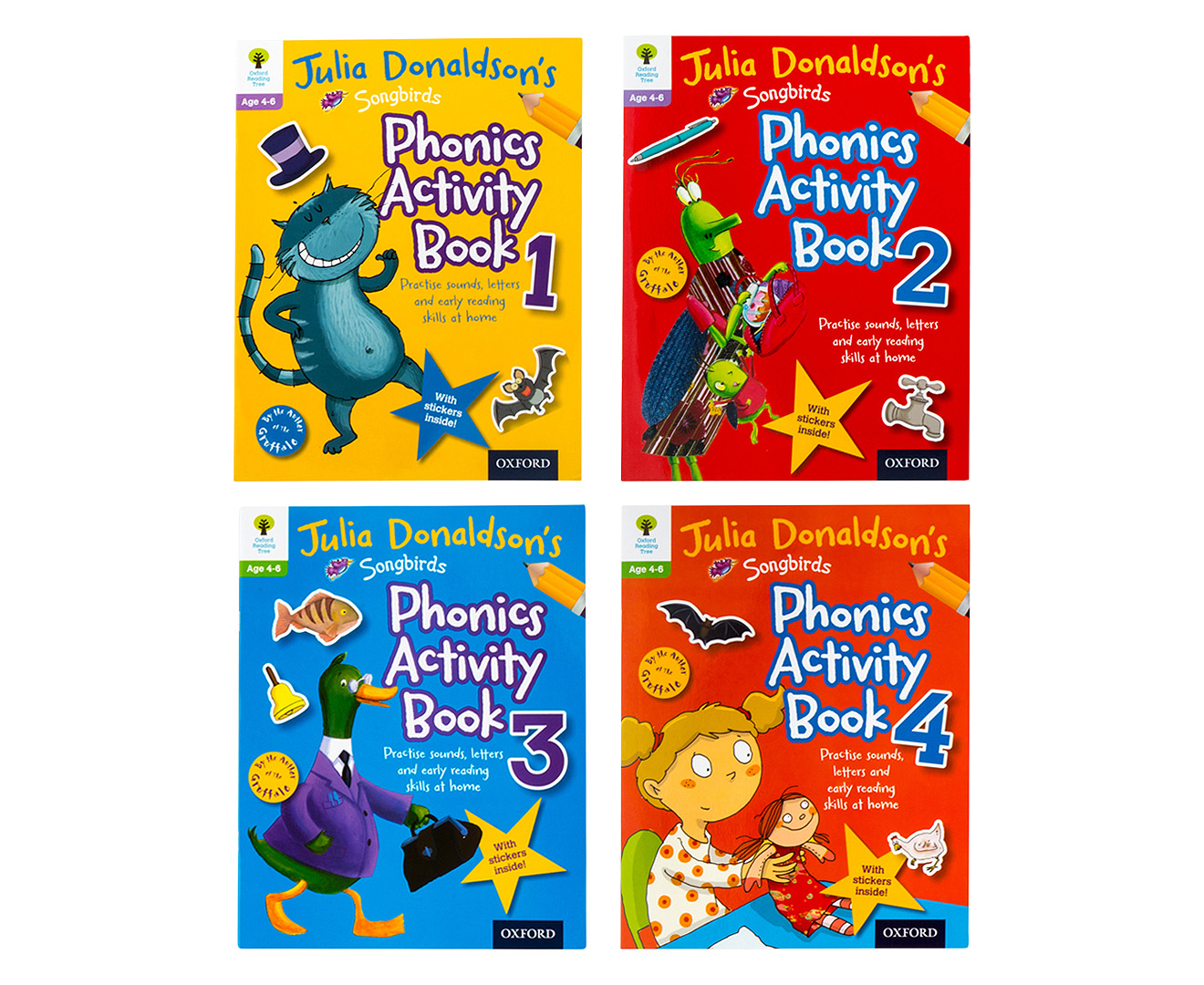 Oxford Reading Tree Julia Donaldson 8-Book Collection for 4-6 years ...