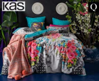 KAS Daylesford Queen Bed Quilt Cover Set - Multi