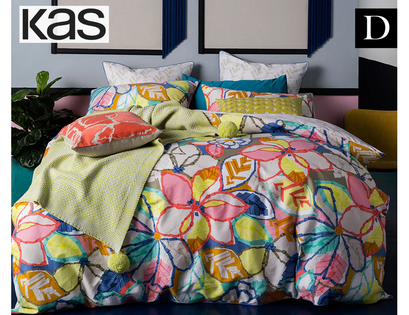 KAS Ellsie Double Bed Quilt Cover Set - Multi