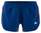 Adidas Women's 3-Stripe Knit Shorts - Collegiate Royal