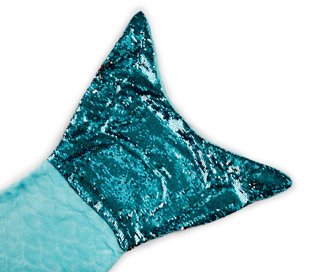 Kids Sequin Mermaid Tail Blanket Aqua Blue M.catch .au