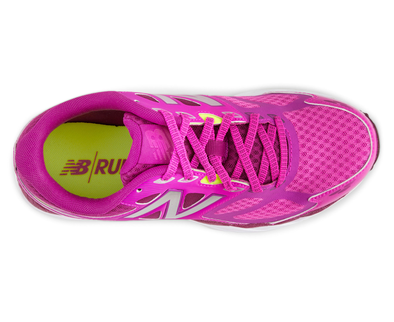 New Balance Women's Wide Fit 680 v3 Shoe - Pink/Silver ...