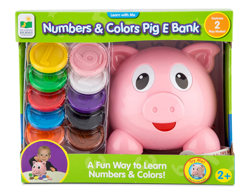 The Learning Journey Numbers & Colors Pig E Bank