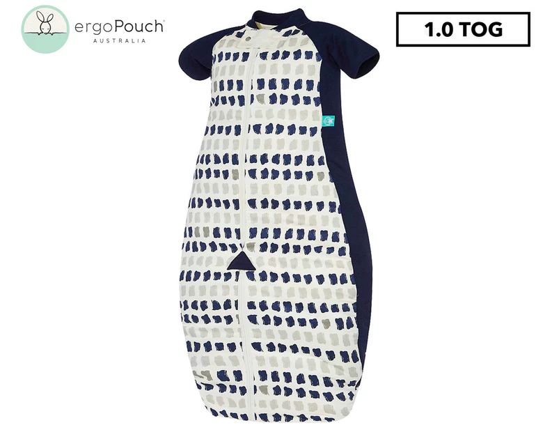 ergoPouch 1.0 Tog Sleep Suit Bag 2-12 Months - Navy Paint