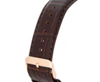 Tommy Hilfiger Men's 47.55mm Luke Leather Watch - Gold/Navy/White