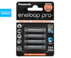 Panasonic Eneloop Pro Rechargeable AAA Batteries 4-Pack