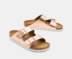 Birkenstock Arizona Soft Footbed Narrow Fit Sandals - Metallic Copper