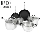 Raco 6-Piece Contemporary Cookware Set - Silver
