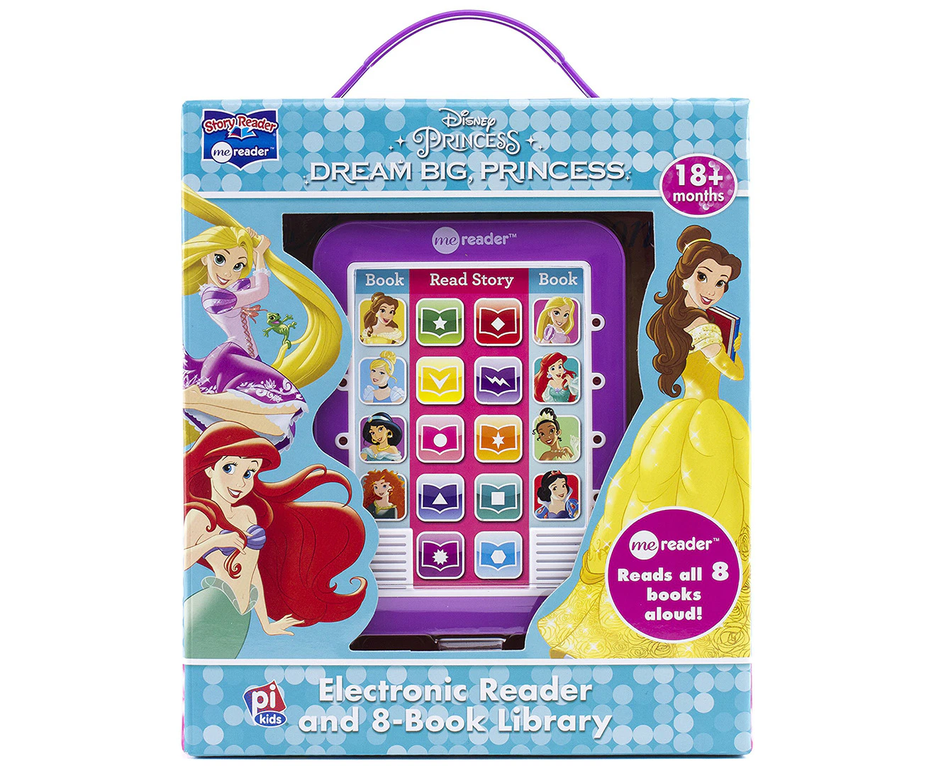 Disney Princess: Dream Big, Princess Me Reader Electronic Reader and 8-Book Library Sound Book Set