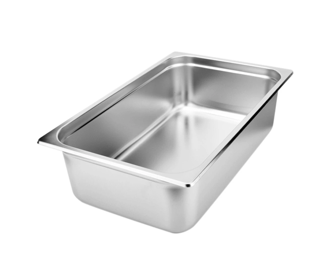 6 x SOGA Gastronorm GN Pan Full Size 1/1 GN Pan 150mm Deep Stainless Steel Tray