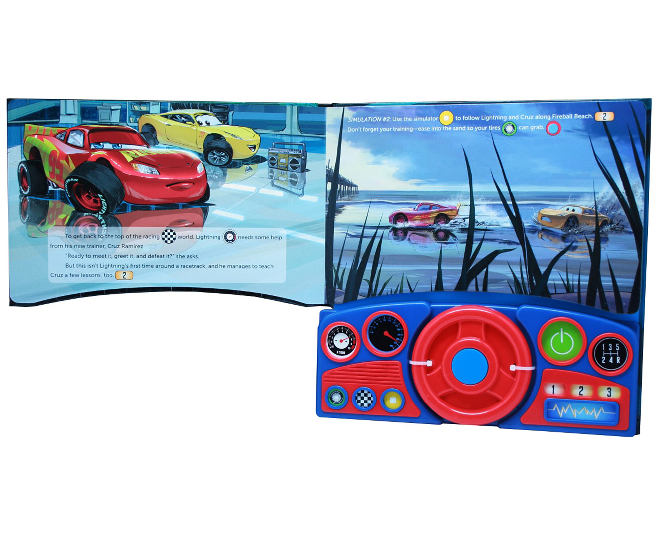 Disney Pixar Cars 3 Race Ready! Steering Wheel Play-a-Sound Book | eBay