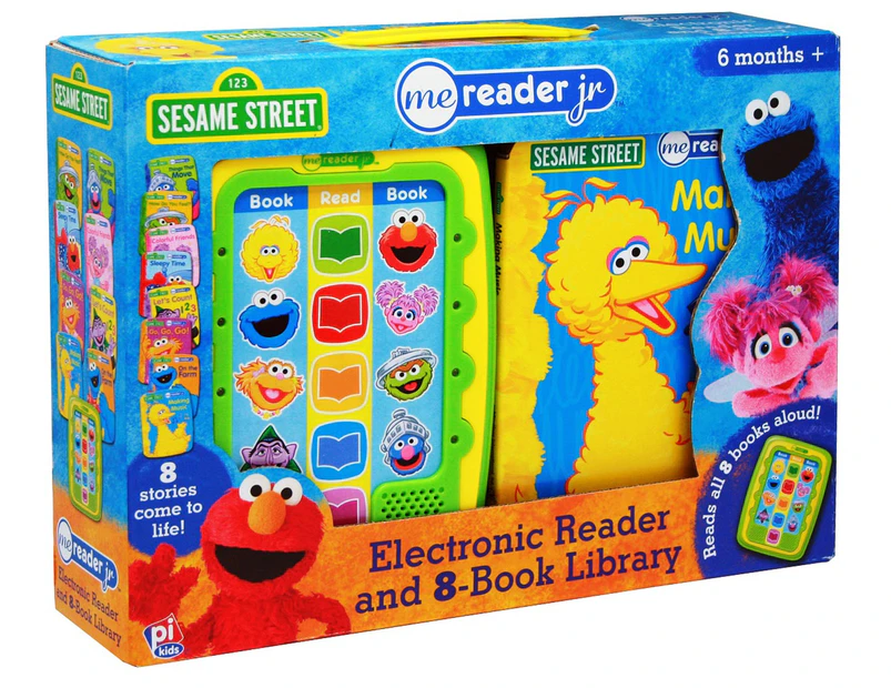 Sesame Street Me Reader Jr Electronic Reader & 8-Book Library