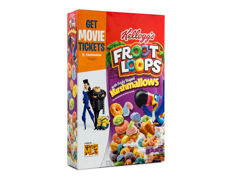 Kellogg's Froot Loops Marshmallow Cereal 357g