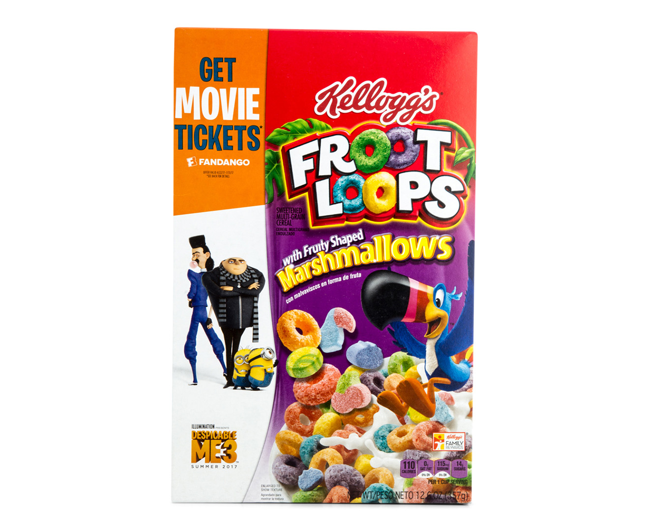 Froot Loops Cereal, Sweetened Multi-Grain, with Marshmallows