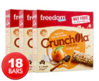 3 x Freedom Foods Crunchola Chewy Bars Apricot Coconut & Chia 6pk