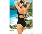 One Piece Swimsuit with Removable Halter Strap (Available in BLACK)