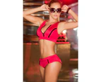 2 Pce Sporty Bikini with Brief Bottom (Available in RED)