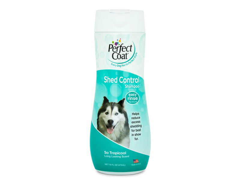 Perfect Coat Shed Control Dog Shampoo Tropical 473mL