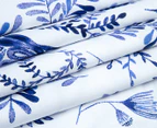 Bambury Bluebird Queen Bed Quilt Cover Set - Blue/White
