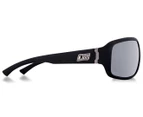 Dirty Dog Men's Hammer Polarised Sunglasses - Satin Black/Silver