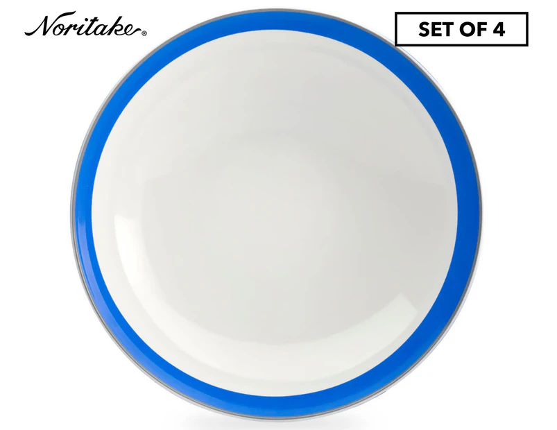 Noritake Contempo Azul Set of 4 Cereal Bowl - Blue