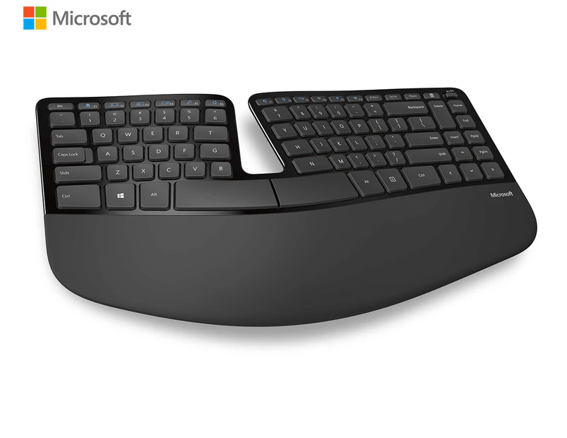 Microsoft Wireless Sculpt Ergonomic Desktop Keyboard & Mouse - Black
