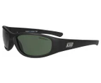 Dirty Dog Men's DD Boofer Polarised Sunglasses - Satin Black/Green