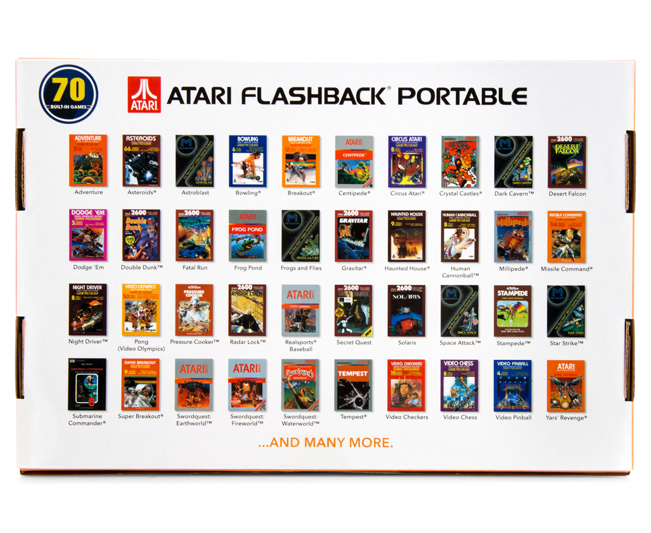 atari retro handheld games list