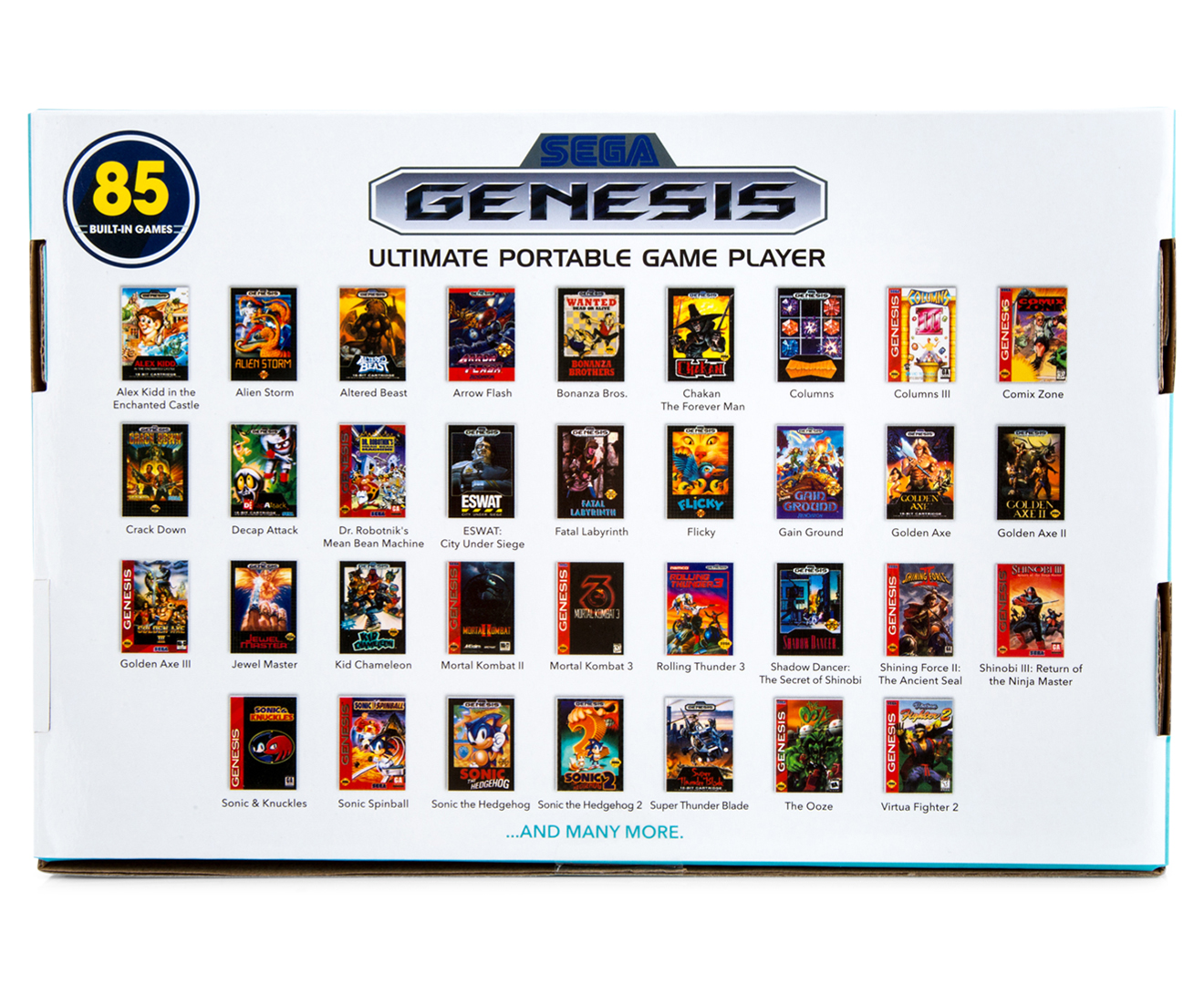 Sega Genesis Ultimate Portable Game Player, White, GP3228 ...