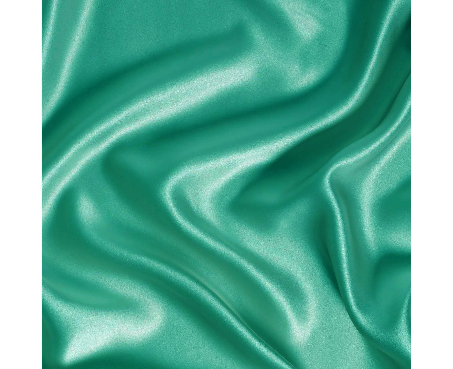 Luxury Soft Silky Satin King Size Quilt Cover Set-Aqua