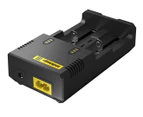 Nitecore I2 2-Channel Battery Charger - Black 