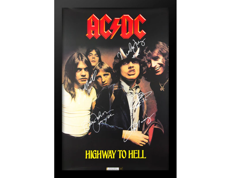 AC/DC - Highway to Hell - Signed Poster