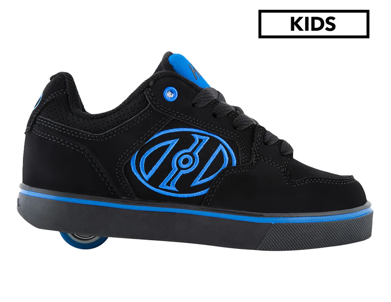 Heelys Boys' Motion Wheel Shoe - Black/Royal Blue