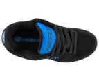 Heelys Boys' Motion Wheel Shoe - Black/Royal Blue