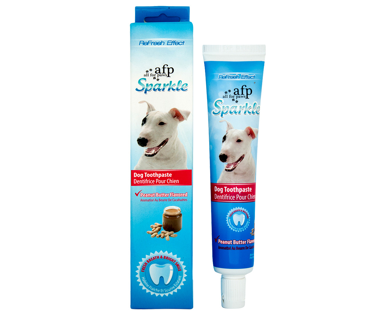 peanut butter flavored dog toothpaste