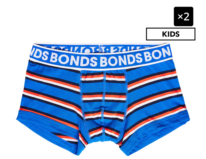 2 x Bonds Boys' New Era Trunk - Stripe