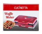 Cucinetta Waffle Maker - Red