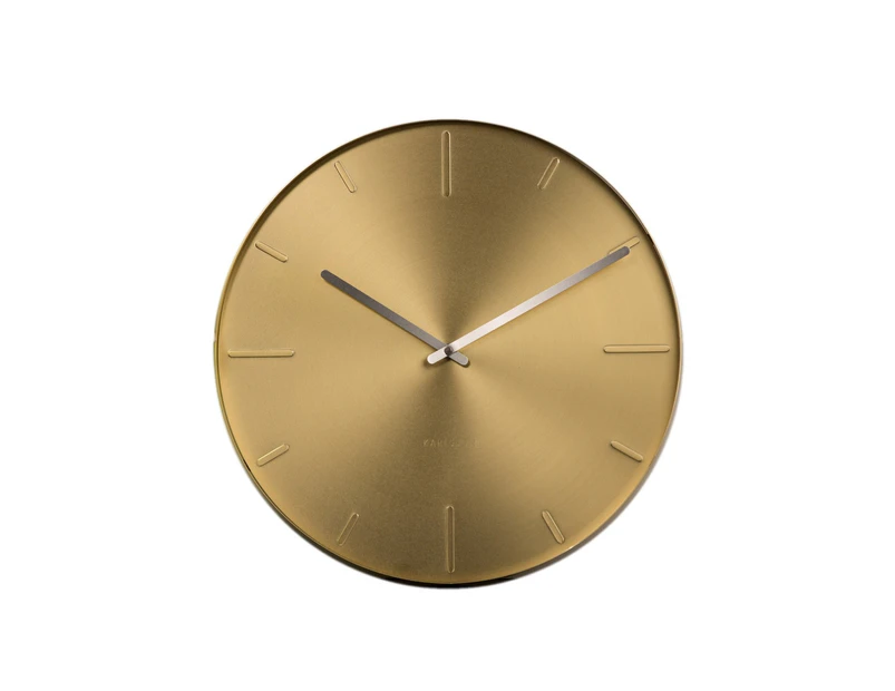 Karlsson Belt Wall Clock - 40cm Brass Plated