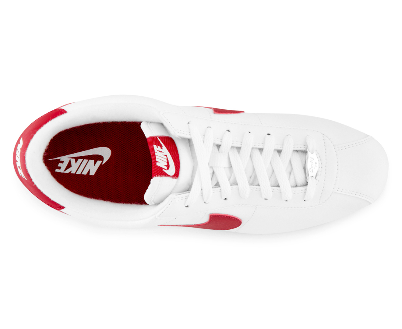 nike cortez mens red and white