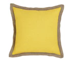 J.Elliot Home - Hampton Cushion 50x50cm Yellow