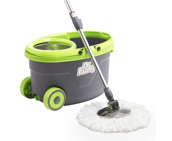 360 Degree Spin Mop & Bucket with Wheels with four Free Mop Heads