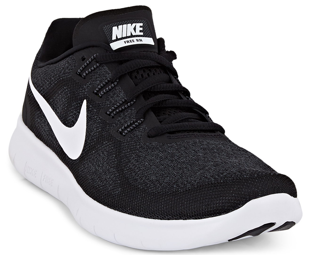 Nike Women's Free Run 2017 Shoe - Black/White-Dark Grey | Catch.co.nz