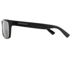 Serengeti Cortino Polarised Sunglasses - Shiny Black/Green