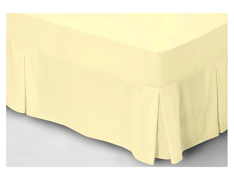 1000+ Pure Cotton Sateen Valance Iovry  King bed