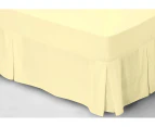 1000+ Pure Cotton Sateen Valance Iovry  Queen bed