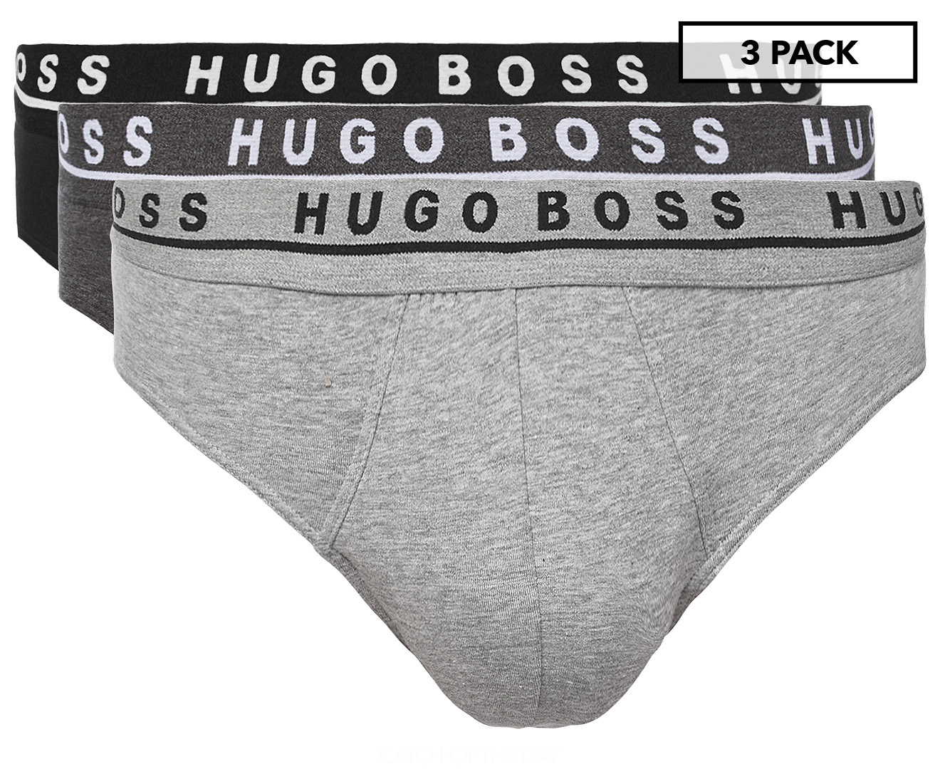 Boss Hugo Boss Men's Cotton 3 Pack Mini Brief 