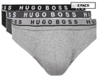 Hugo Boss Men's Cotton Stretch Mini-Brief 3-Pack - Assorted 1